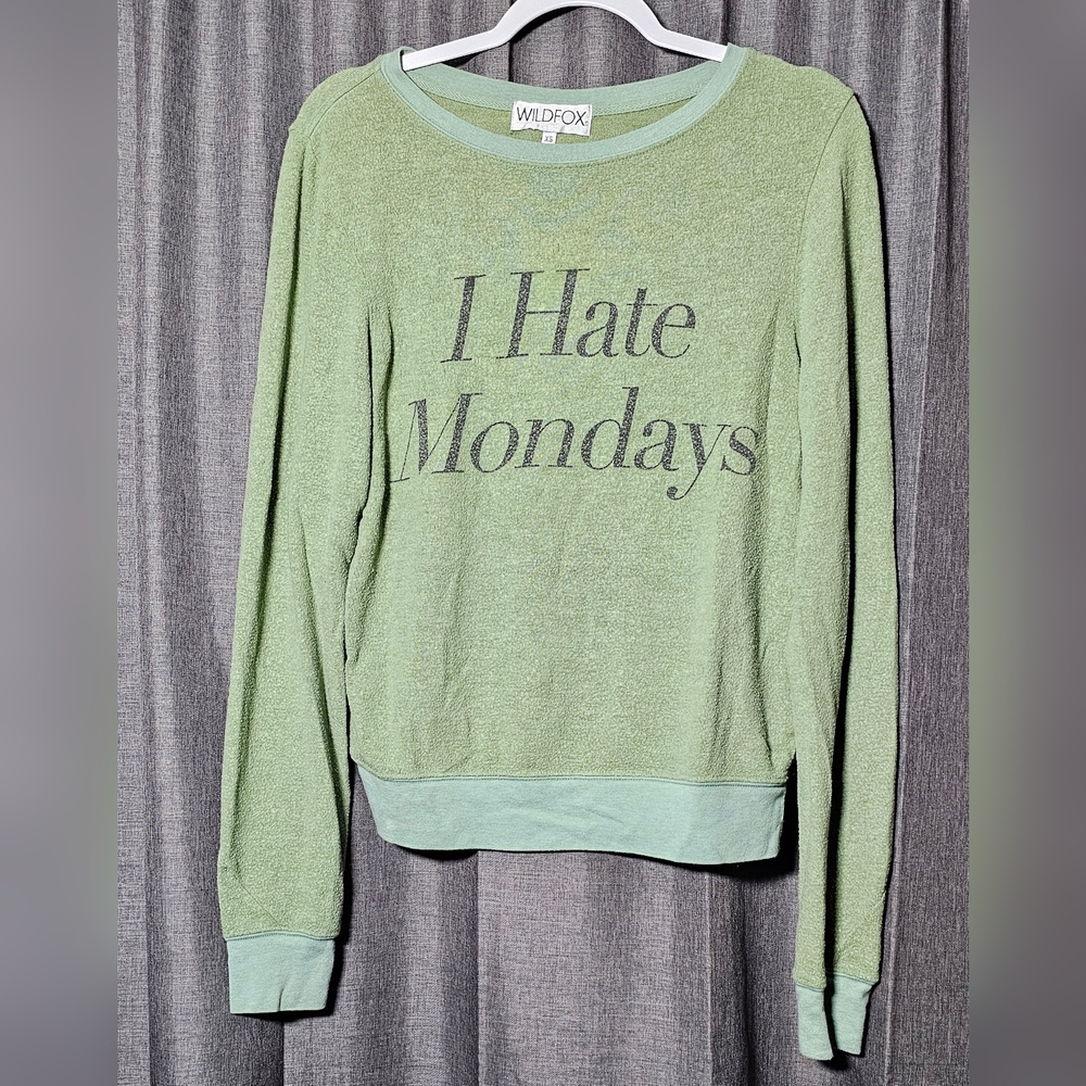Wildfox I Hate Mondays Sweatshirt XS